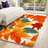 Autumn Maple Leaf Area Rug, Vibrant Fall Colors, Machine Washable Non Slip, Indoor Decor for Living Room Bedroom Entryway Front Door Kitchen Balcony Apartment Cozy Home-129036991