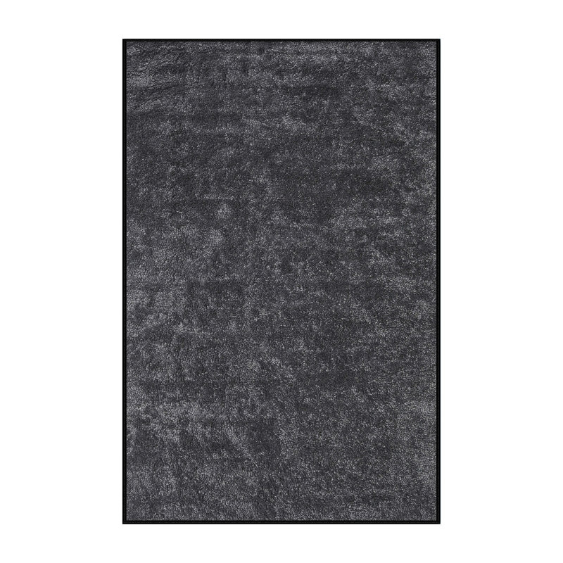 Tapis contemporain noir, Rectangle 5 pi x 8 pi