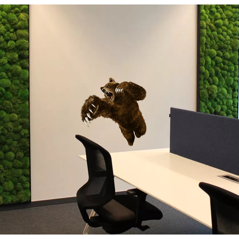 Adhésif décoratif ours, H 22 po x l 26 po