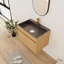 Meuble-lavabo simple 28 po avec lavabo en acier inoxydable