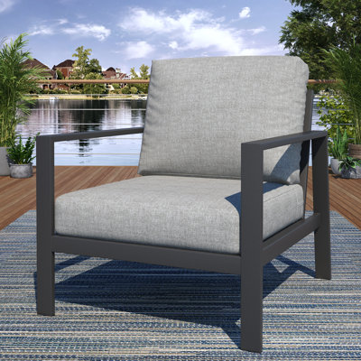 Chaise longue d'extérieur avec coussins Sunbrella® Townsend