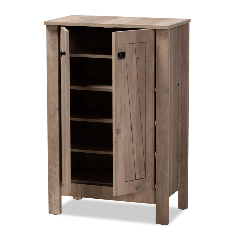 Sonnier 10 Pair Shoe Storage Cabinet