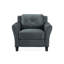 Fauteuil Ibiza 35,4" de large en microfibre, accoudoirs roulés et dossier rembourré-61009415
