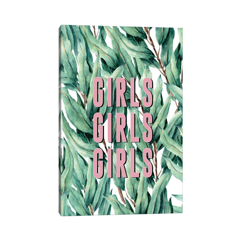 Girls Girls Girls - Wrapped Canvas Print, 20.32 cm H x 30.48 cm W