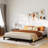 6 Inch Bed Frame, Heavy Duty Metal Platform Bed Frame with Durable Iron Slat Support and Legs, No Box Spring Required, No Screws Needed, Support Up to 800 Lbs-1348998791