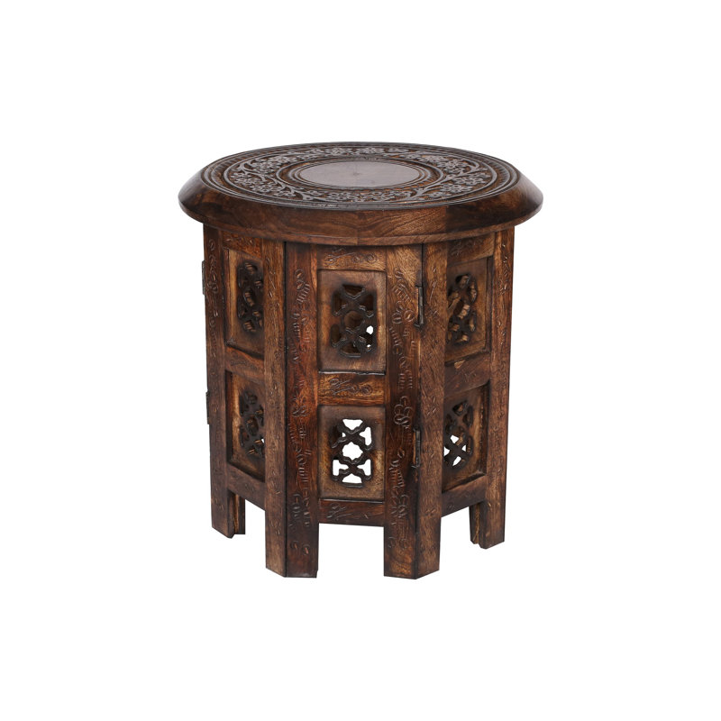 Abbeyville Frame End Table, 30cm H x 30cm W x 30cm D, Brown
