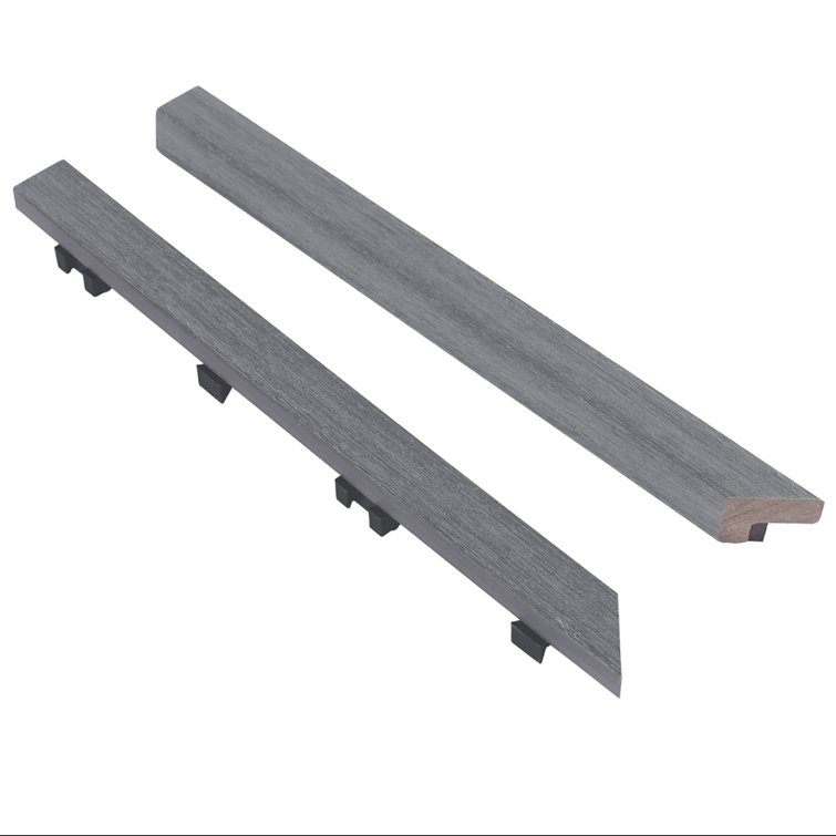 12" x 1" Composite Interlocking Inward Corner Deck Trim