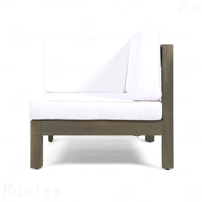 Chaise de patio avec accoudoirs Oana