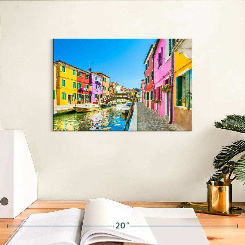 Maisons de rue Kavia Burano, H 8 po x l 12 po