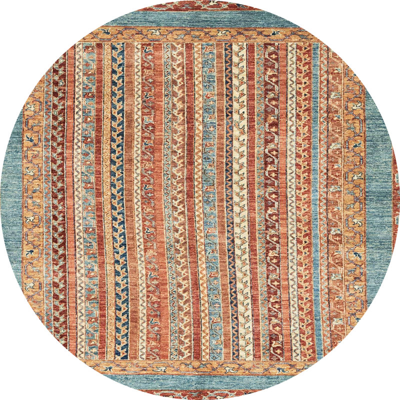 Abstract Indoor Rug, Round 3'