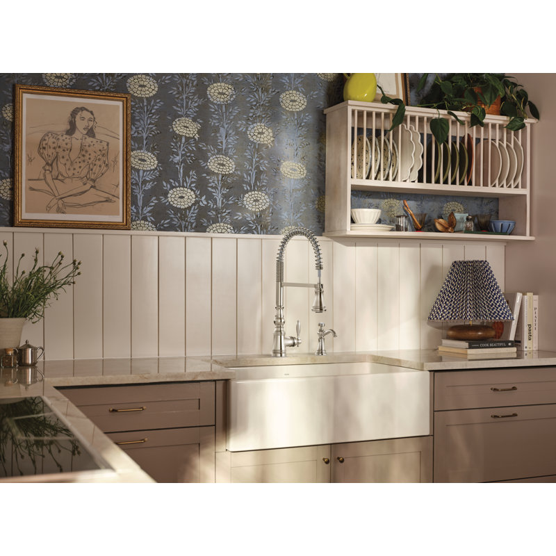Moen Weymouth Traditional Soap Dispenser, Polished Nickel