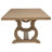 Fremont Brown Trestle Rectangular Dining Table
