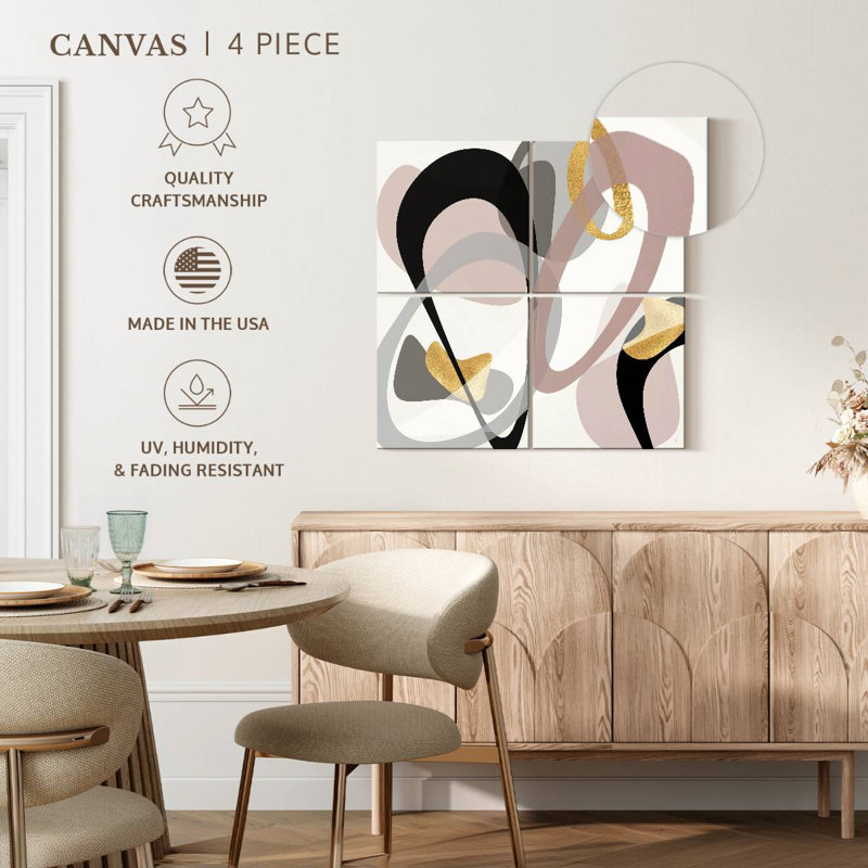 Avery Tumbled Golden II, 26" H x 26" W