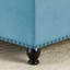 Carré bleu avec capitonnage robuste-118776990