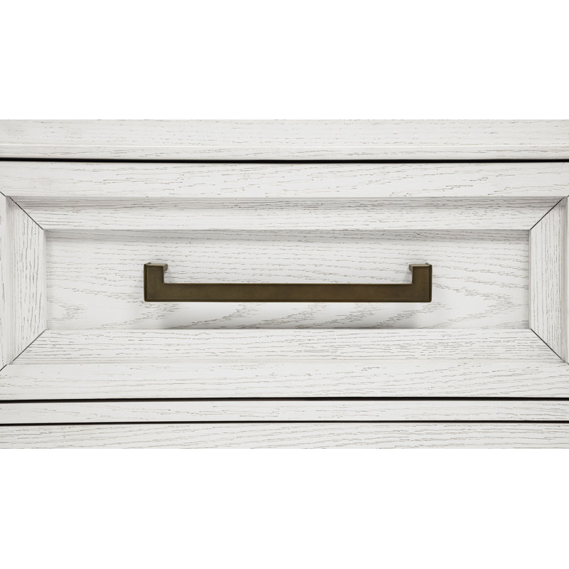 Loane 6-drawer Bedroom Dresser Distressed White