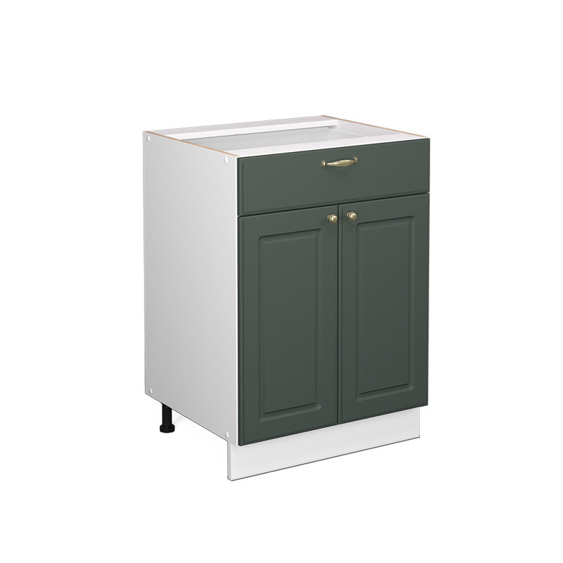 Drawer Cabinet, Green/White