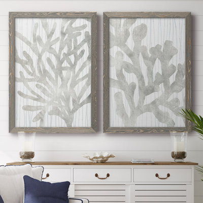 Toile encadrée Quiet Coral III-Premium - prête à être accrochée