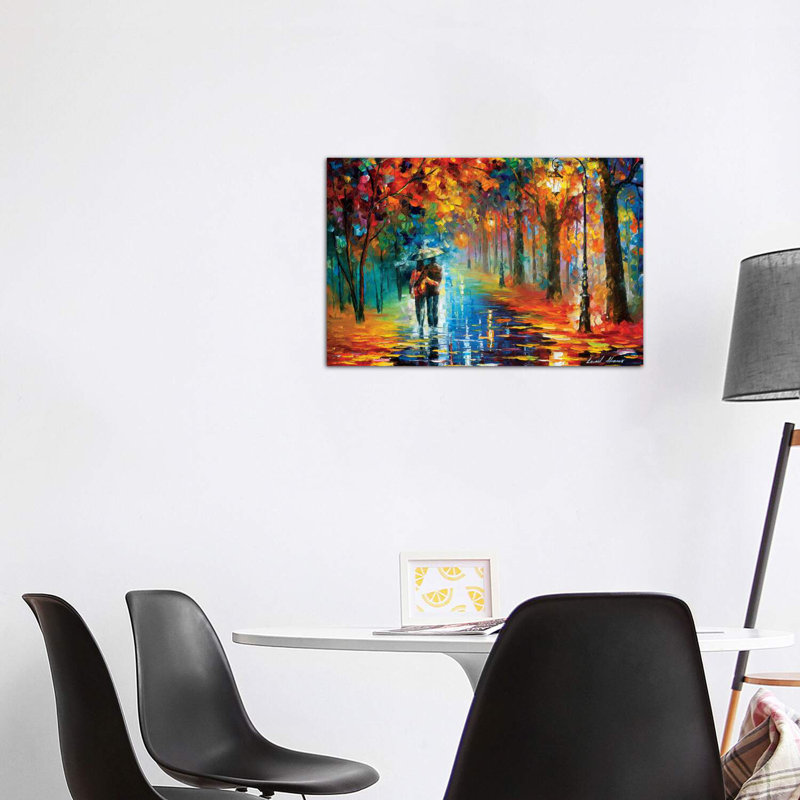 " Autumn Hug " by Leonid Afremov, 26" H x 40" W x 1.5" D, No Frame, Wrapped Canvas