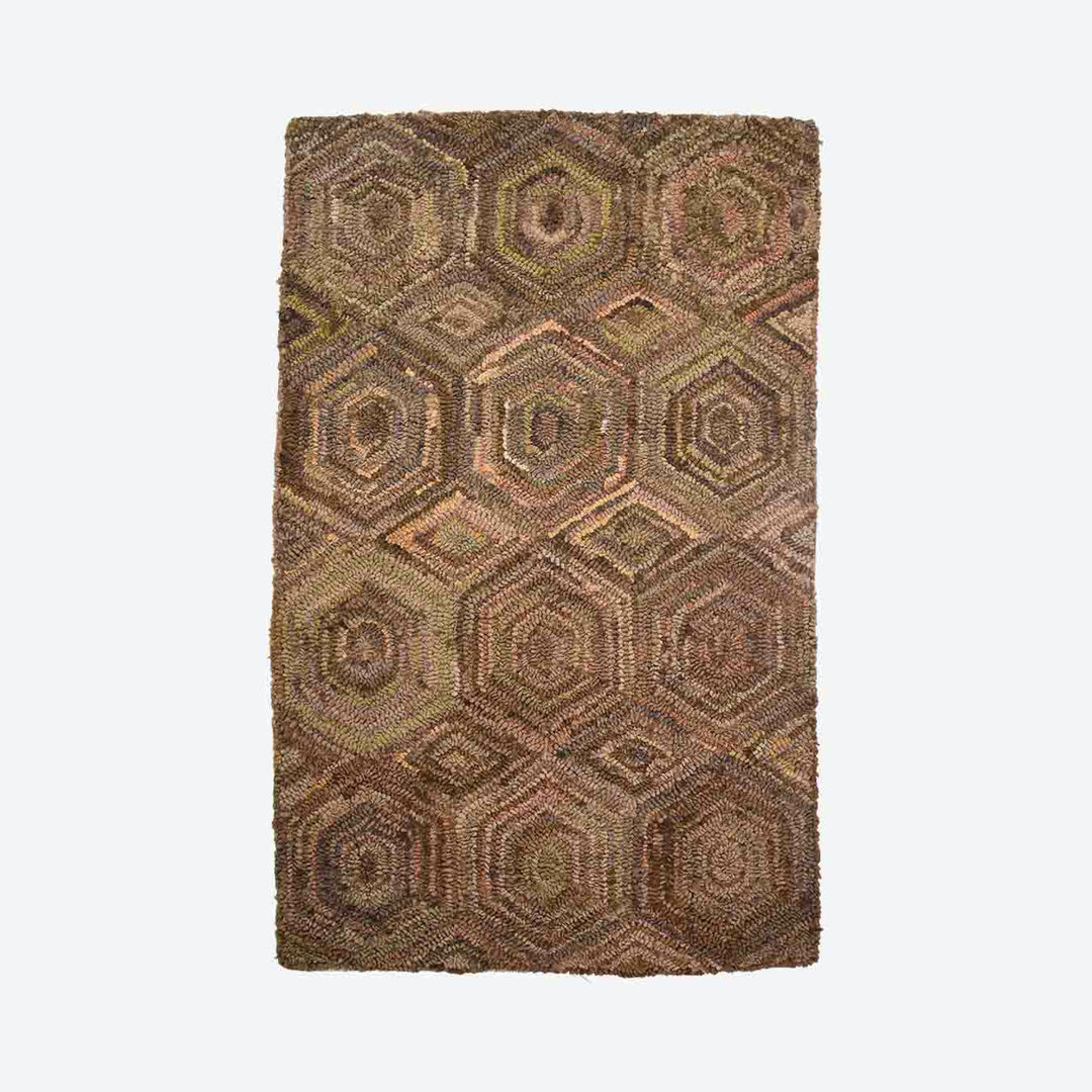 Annick Geometric Hand Woven 90cm X 150cm Indoor / Outdoor Area Rug