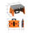 1 - Step Plastic Lightweight Folding Step Stool-811366380