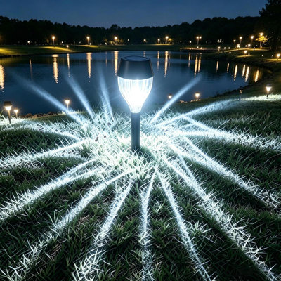 Solar Ground-Insert Night Light And Decorative Landscapes Light For Courtyards And Lawns And Waterproof Outdoor Garden Light