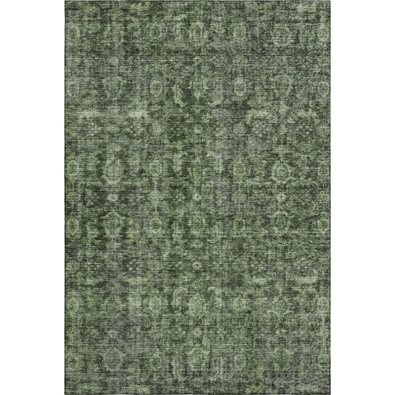 Premium Machine Washable Ducote AMF1145 Damask Rug, Rectangle 2 pi 6 po x 3 pi 10 po