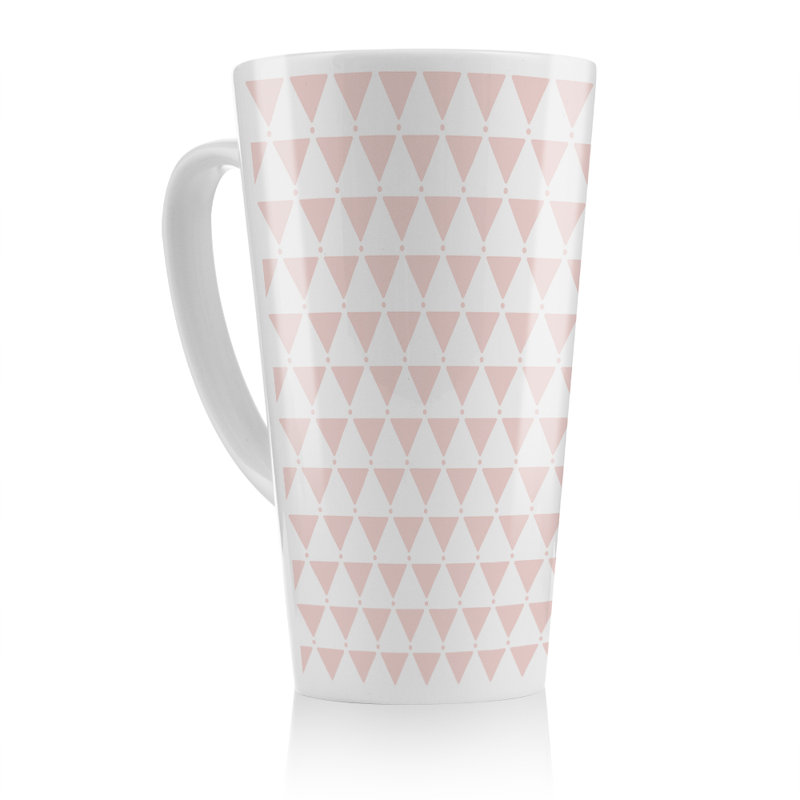 Triangles Latte Mug
