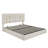 Queen Size Upholstered Platform Bed With Hydraulic Storage System,No Box Spring Needed,Beige