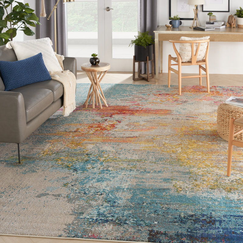 Williston Forge Adrihana Abstract Rug & Reviews | Wayfair