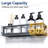 2-Pack Wall-Mounted Shower Shelves with Removable Hooks-2053753902