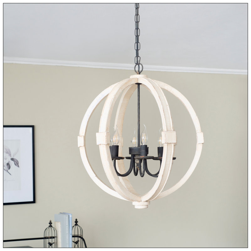 Lustre en fer 6 lumières Ceti