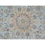 Tapis rond en laine et en soie noué à la main 9 pi x 9 pi bleu Kain 250 KPSI 0816E1CFA1104BCA8039FCA8834AA883