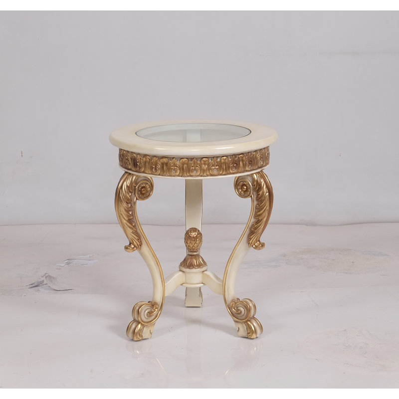 Rosabella Glass End Table