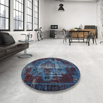 Tapis oriental rouge / bleu