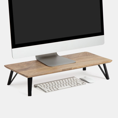 Lameek Solid Wood Monitor Stand