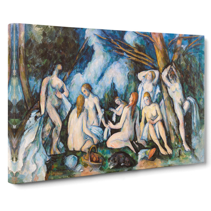 Bathers Vol.7 by Paul Cezanne - Wrapped Canvas, 35cm H x 50cm W x 3cm D