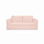 Canapé-lit pliant convertible 2-en-1, canapé-lit en velours côtelé avec 2 * coussins, canapé-lit modulaire sans dossier rembourré avec lit escamotable Futon, canapé-lit modulaire pliable pour le salon-1664841777