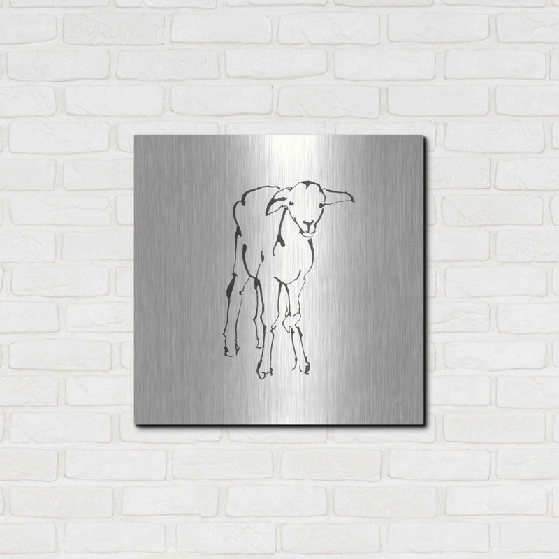 «Line Lamb» par Chris Paschke, H 24 po x l 24 po