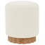 Repose-pieds rond en polyester Willner -1688313879