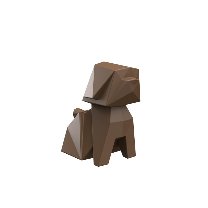 Dog Plastic Garden Statue, Brown