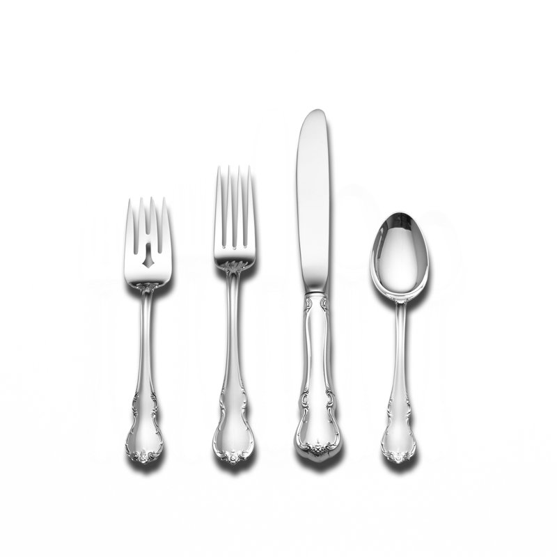Sterling Silver French Provincial Sterling Silver Meat Fork