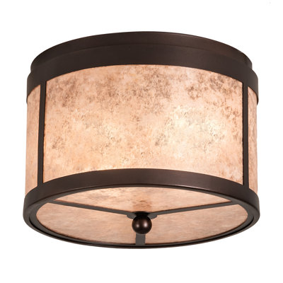 Kinnerly Mica Flush Mount