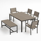 Travira Outdoor 6 - Piece Dining Set