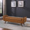 Banc de rangement rembourré Amsi