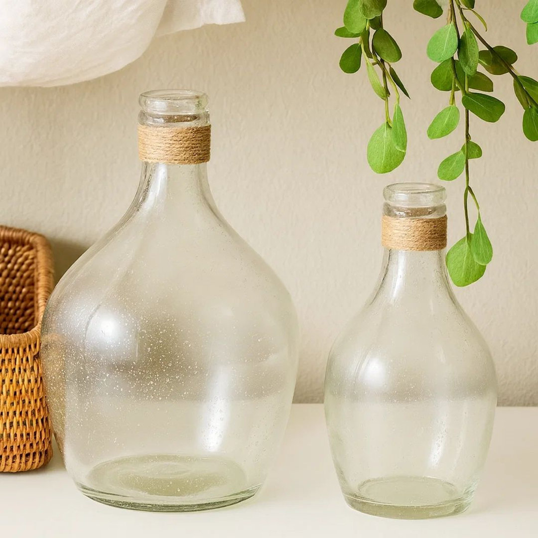 Simone Glass Table Vase Sand & Stable™