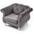 Glory Furniture Hollywood Velvet Living Room Chair-1524515541