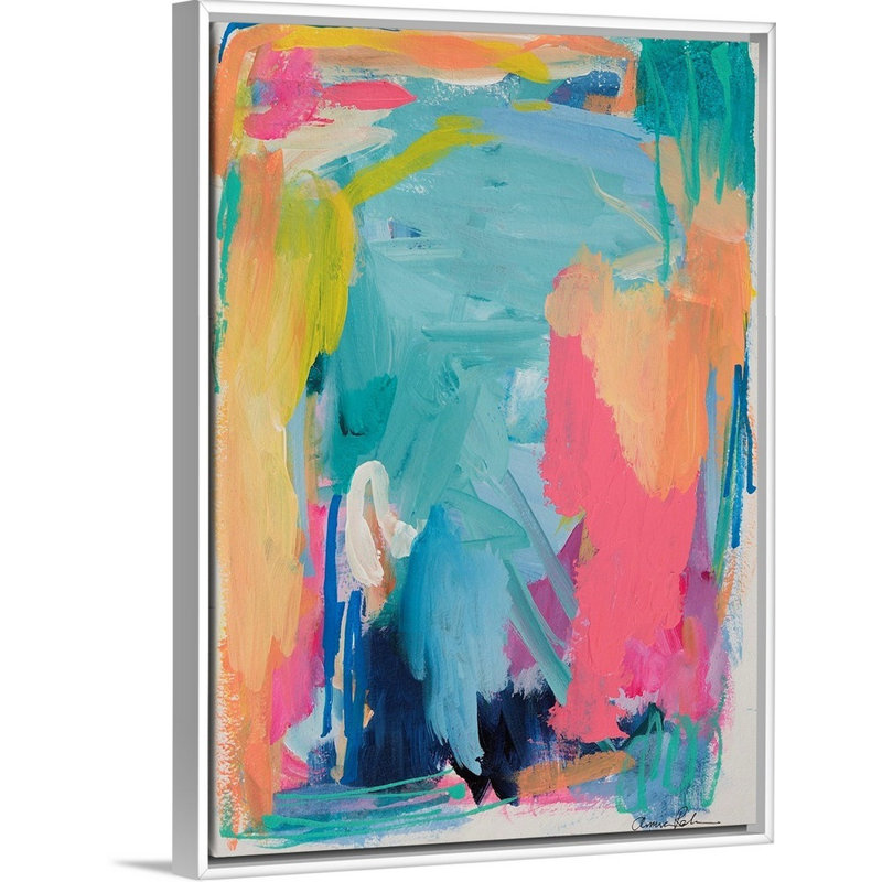 « February Riomaggiore » par Amira Rahim, reproduction d’art sur toile, Toile blanche encadrée, 26" H x 20" W x 1.75" D