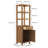 Bathroom Vanity Storage Cabinet With Soft-Close Doors, Drawers And Open Shelves For Ample Organization