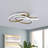 Shuford 1 - Light 20.47'' Unique/Statement Modern Linear LED Dimmable White Light Flush Mount Light-2012442452