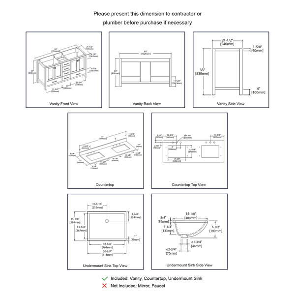 Dimensions du produit
